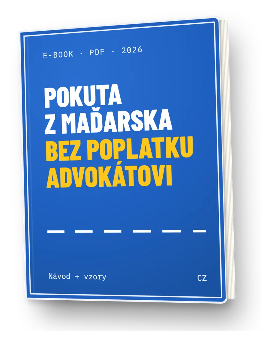 E-book Pokuta z Maďarska – bez poplatku advokátovi (PDF, 2026)